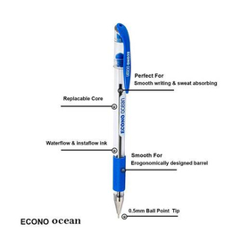 Econo Ocean Pen Blue Body -5pcs, 2 image